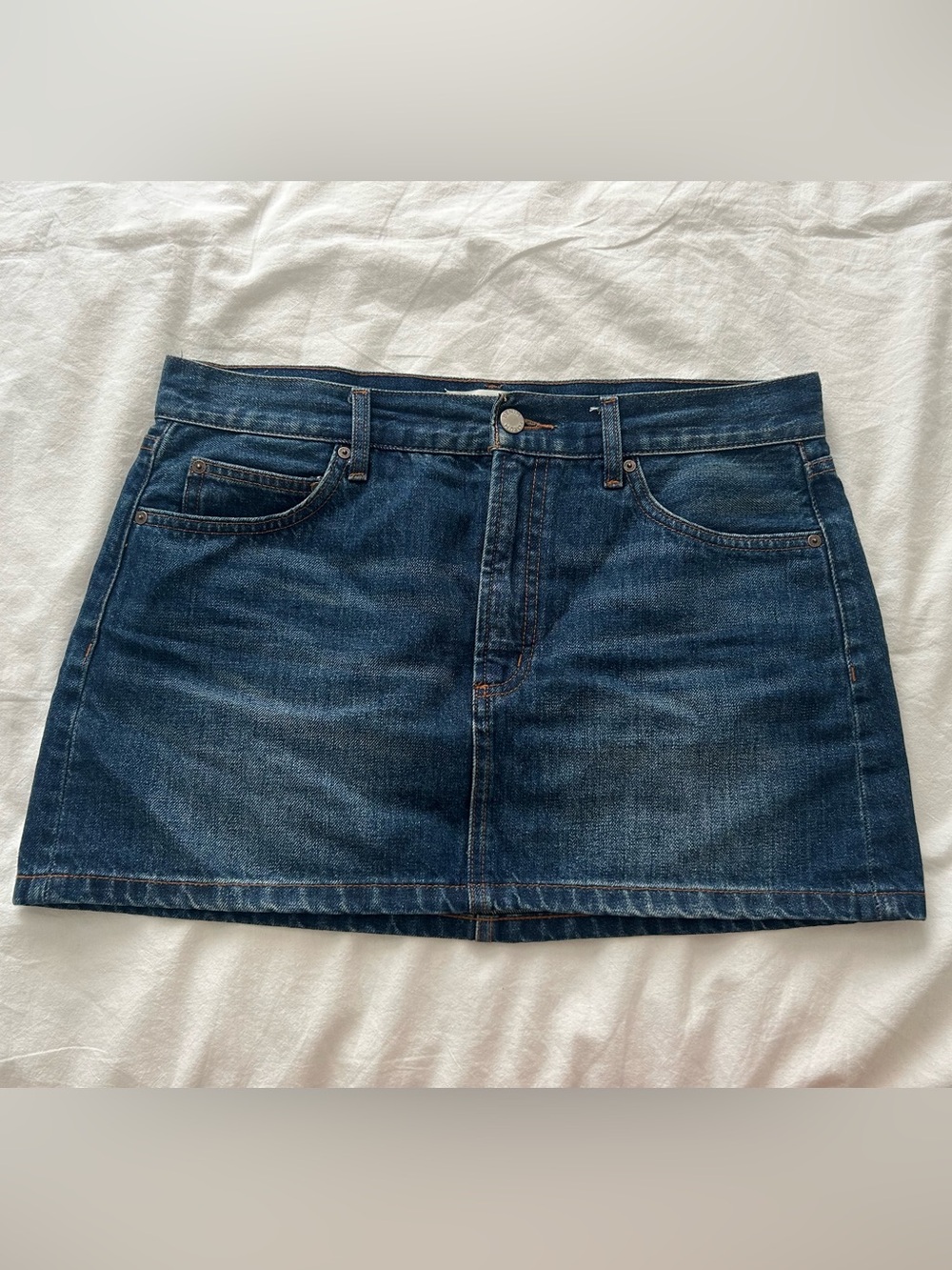Denim Forum mini skirt
